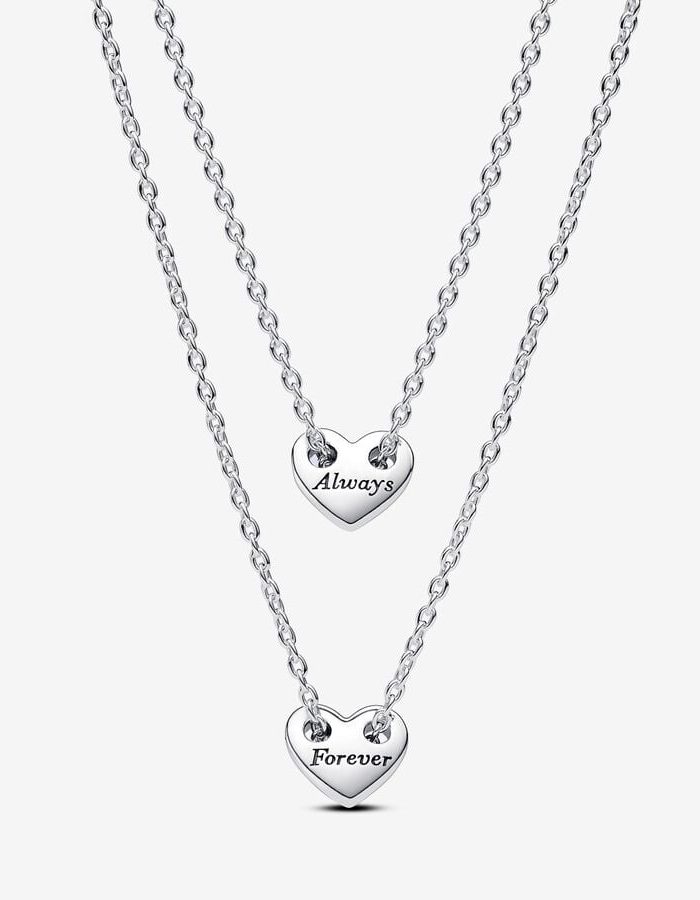 Forever & Always Detachable Heart Necklace