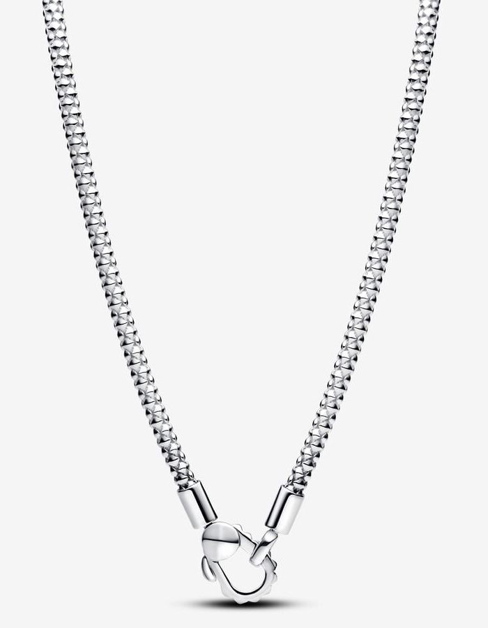 Rivet Buckle and Chain Necklace